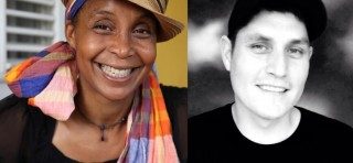 Véronique Kanor & Tyler Pennock in a writing residency